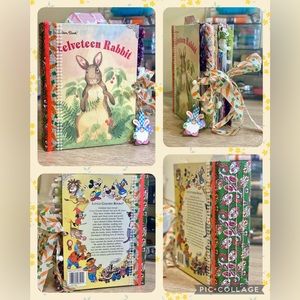 ✨ SOLD✨The Velveteen Rabbit : Little Golden Book Junk Journal